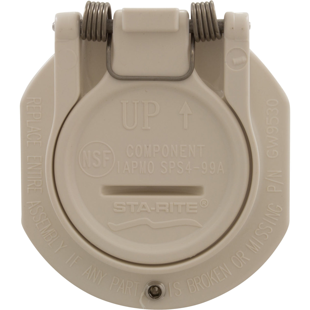 Snap Lock Wall Fitting, Pent Kreepy Krauly Hose Accessories : K12500 - Pentair - K12500 - PartsForSpas.com