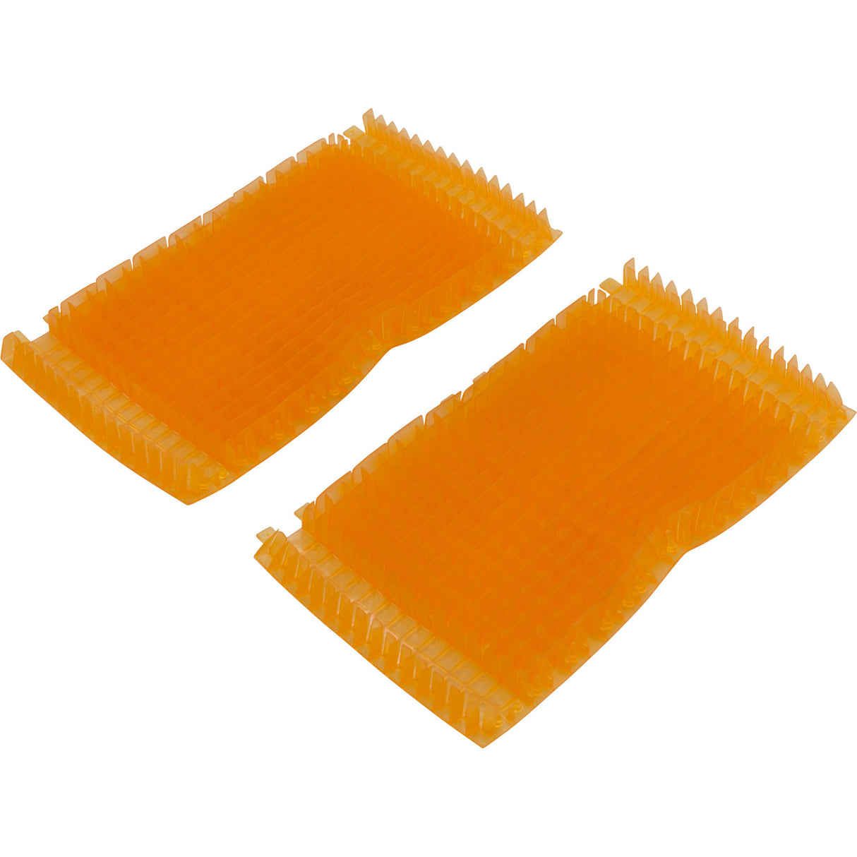 PVC Brush, Maytronics Dolphin Wave 65, Clear Orange, Qty 2 : 6101543-R2 - Maytronics - 6101543-R2 - PartsForSpas.com