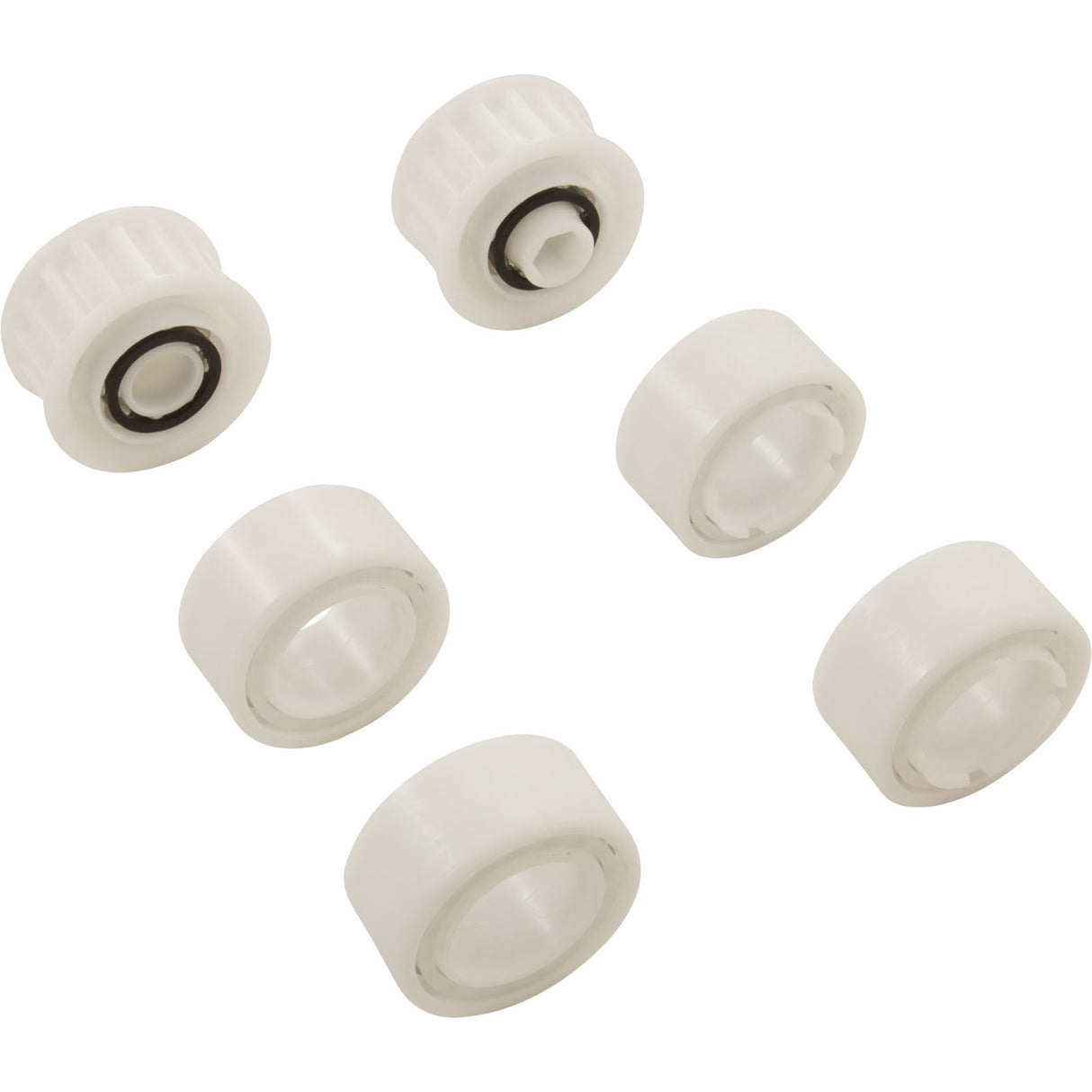 Guide Wheels, Maytronics Dolphin, w/Two Pulley Gears, Qty 4 : 3884997-R6 - Maytronics - 890908002837 - PartsForSpas.com