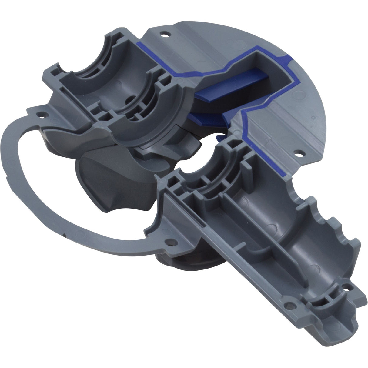 Middle Engine Housing, Zodiac MX6, w/Ramp & 2 Seals : R0566900 - Zodiac - 052337062305 - PartsForSpas.com