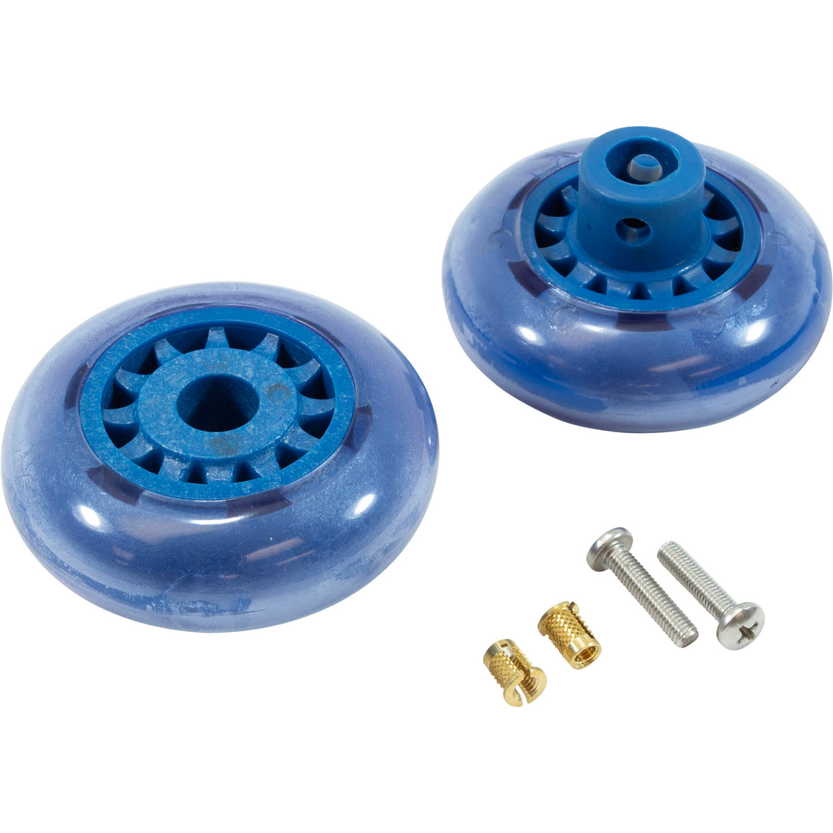 Wheel Assembly, 2 Pack, Aqua Products DuraMax Series, w/Screw : SK2691PK - Aqua Products - SK2691PK - PartsForSpas.com