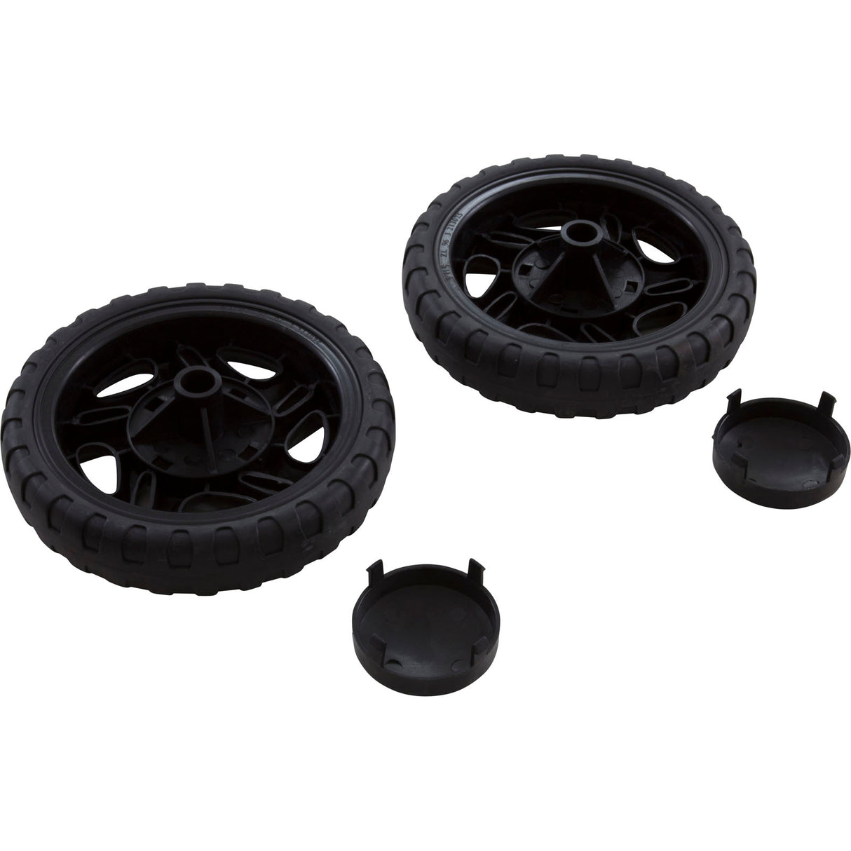 Wheel Assembly, Aqua Products, 2670BK Drilled : S2670BK-H - Aqua Products - S2670BK-H - PartsForSpas.com