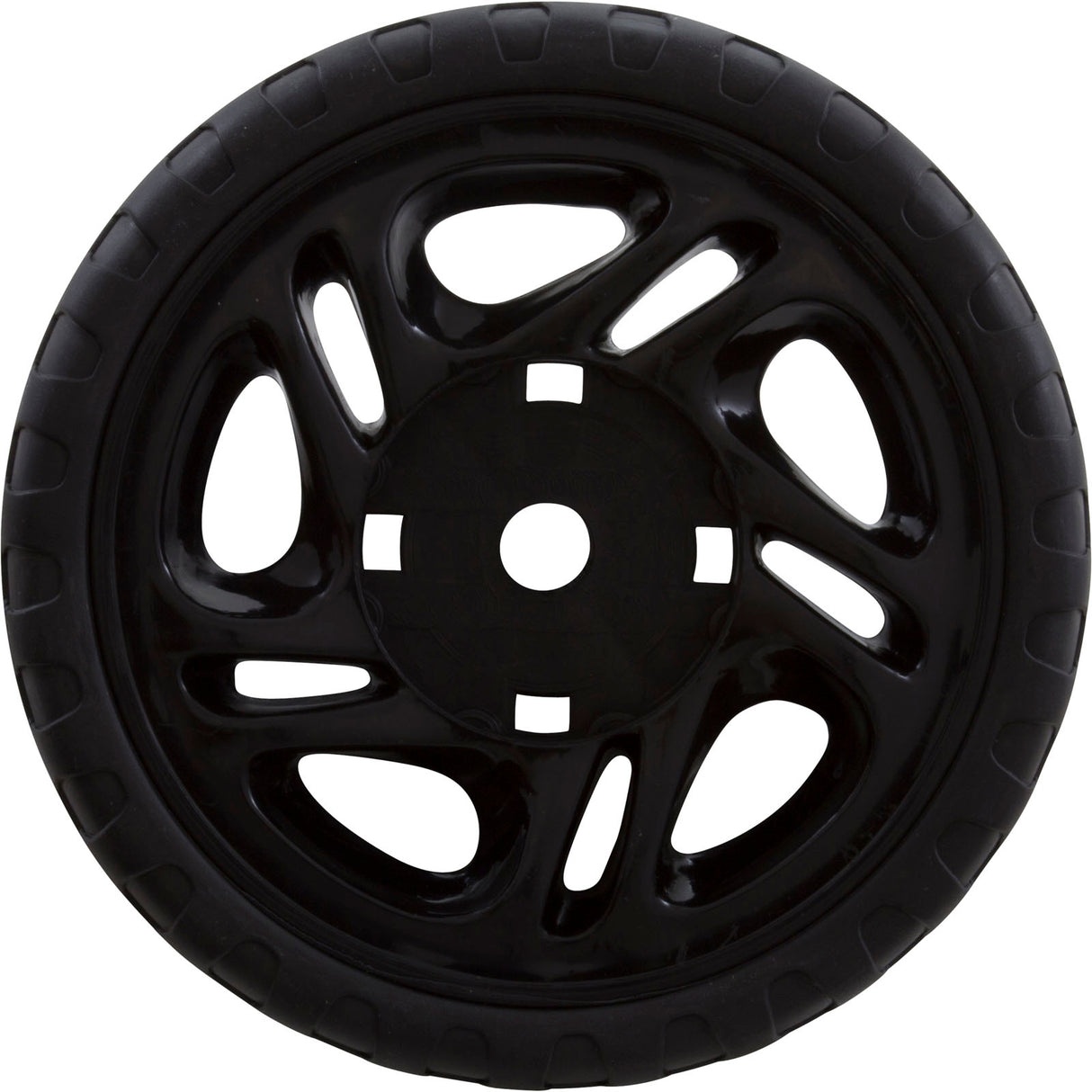 Wheel Assembly, Aqua Products, 2670BK Drilled : S2670BK-H - Aqua Products - S2670BK-H - PartsForSpas.com