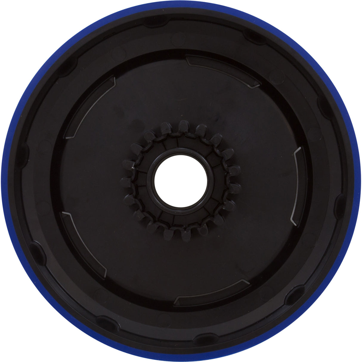 Wheel Rim & Tire, 4 Pack, Hayward AquaVac 500, Black/Blue : RCX341113BKBL - Hayward - 0610377268820 - PartsForSpas.com