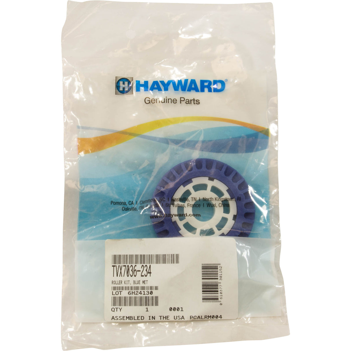 Side Roller Kit, Hayward TriVac 500/700 : TVX7036-234 - Hayward - 0610377301152 - PartsForSpas.com
