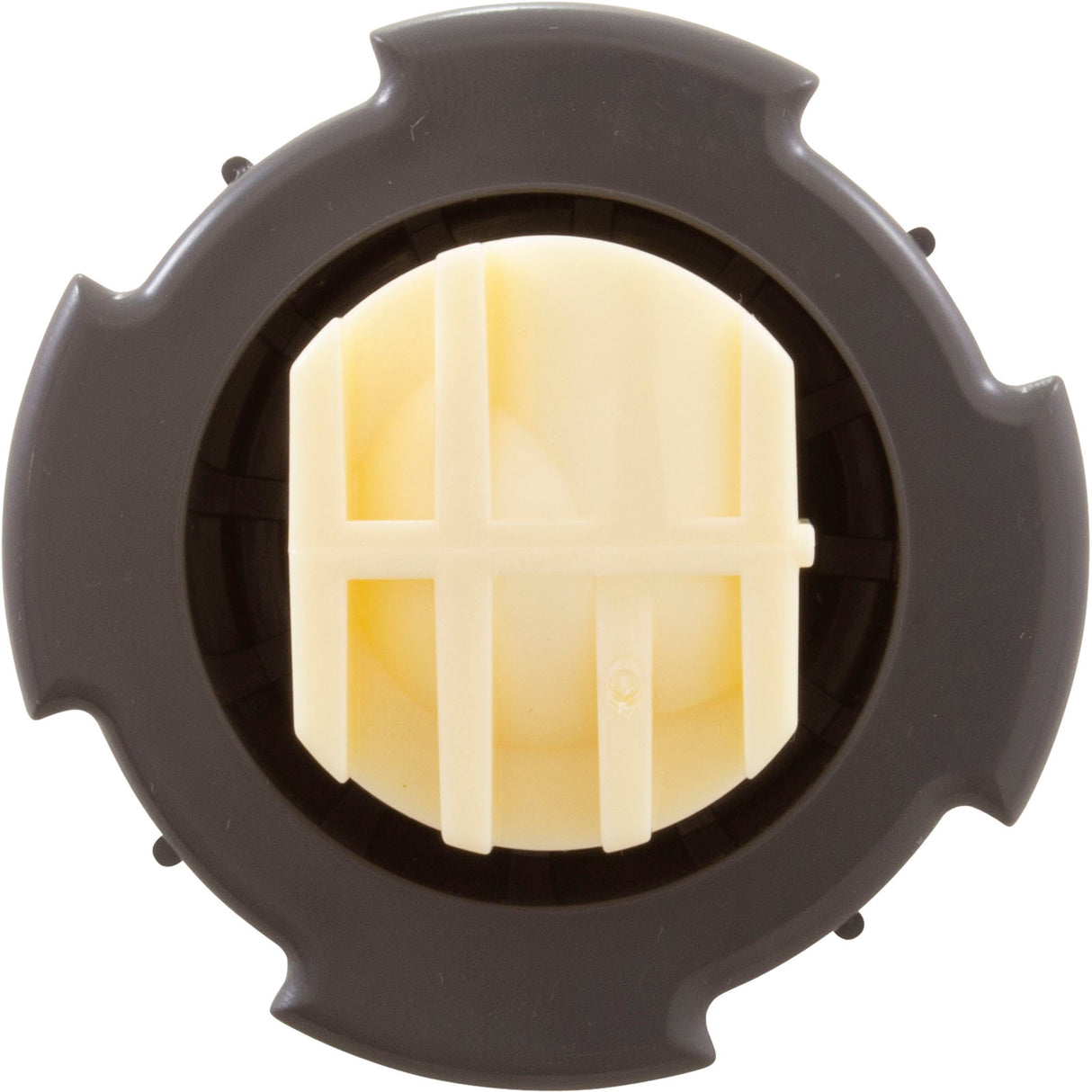 Cleaning Head, Paramount PV3, w/Caps, Gray : 004-627-5060-02 - Paramount Leisure Industries - 004-627-5060-02 - PartsForSpas.com