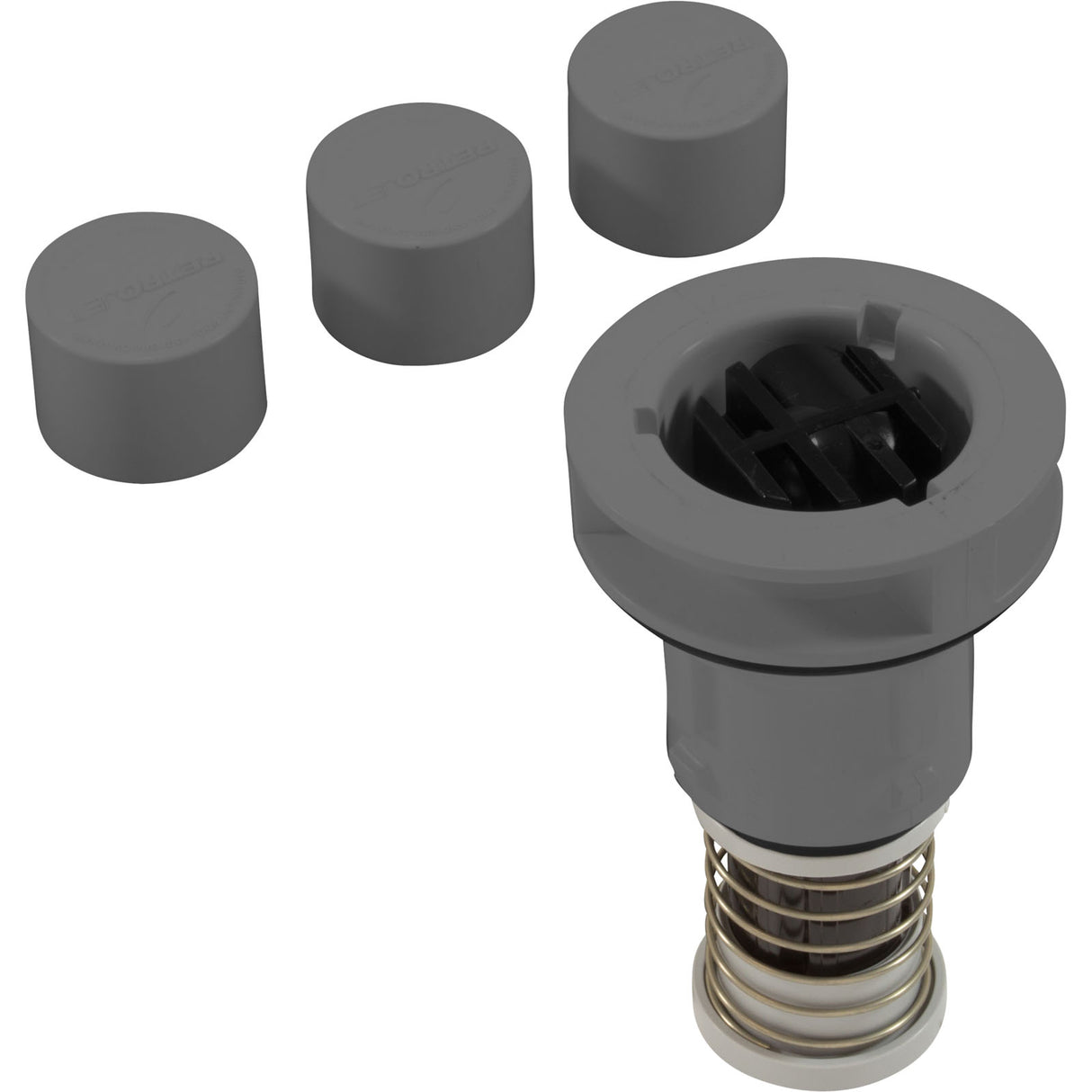 Replacement Nozzle, Paramount Retro A&A Quick Clean 1, Gray : 004-652-4955-10 - Paramount Leisure Industries - 004-652-4955-10 - PartsForSpas.com