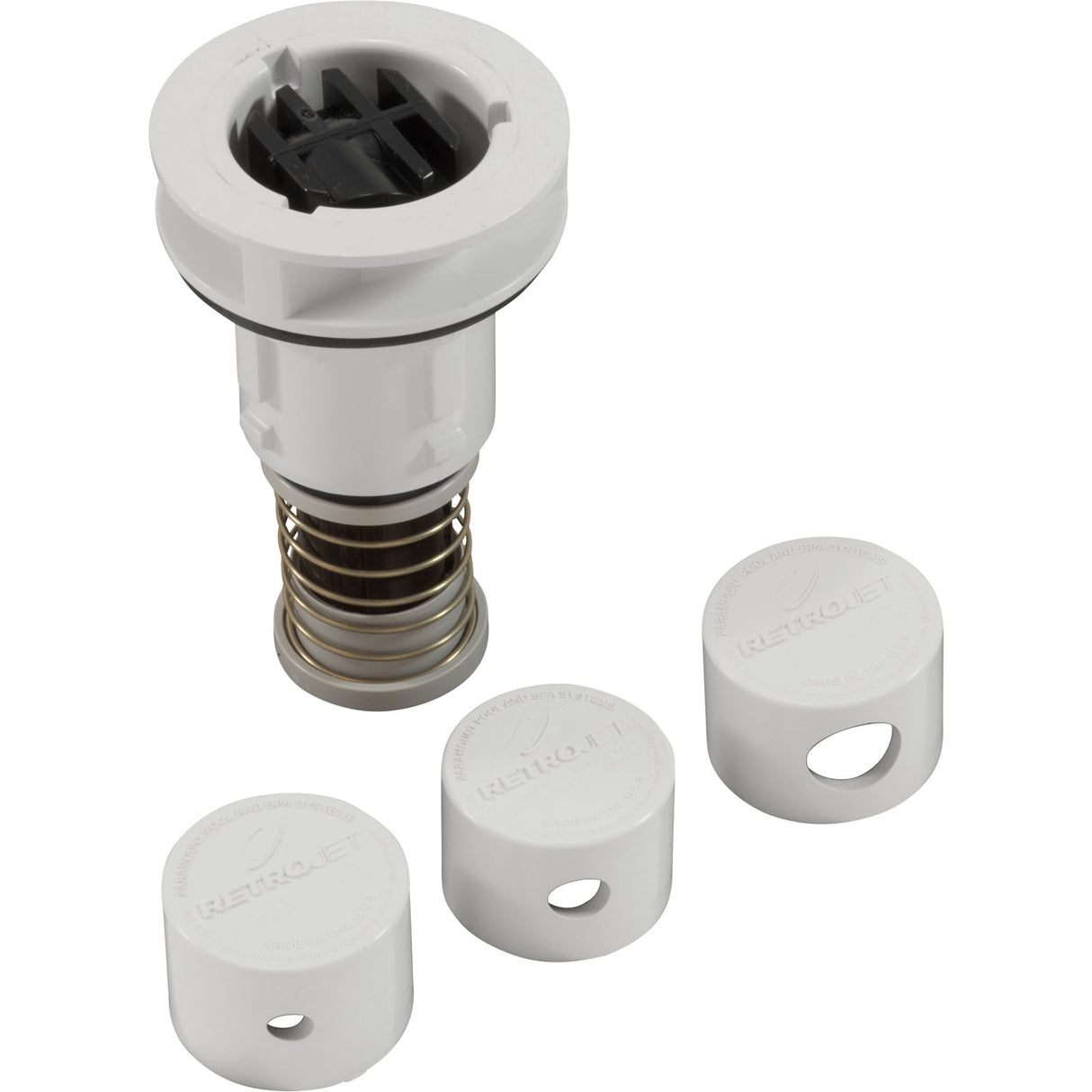 Replacement Nozzle, Paramount Retro A&A Quick Clean 1, White : 004-652-4955-01 - Paramount Leisure Industries - 004-652-4955-01 - PartsForSpas.com