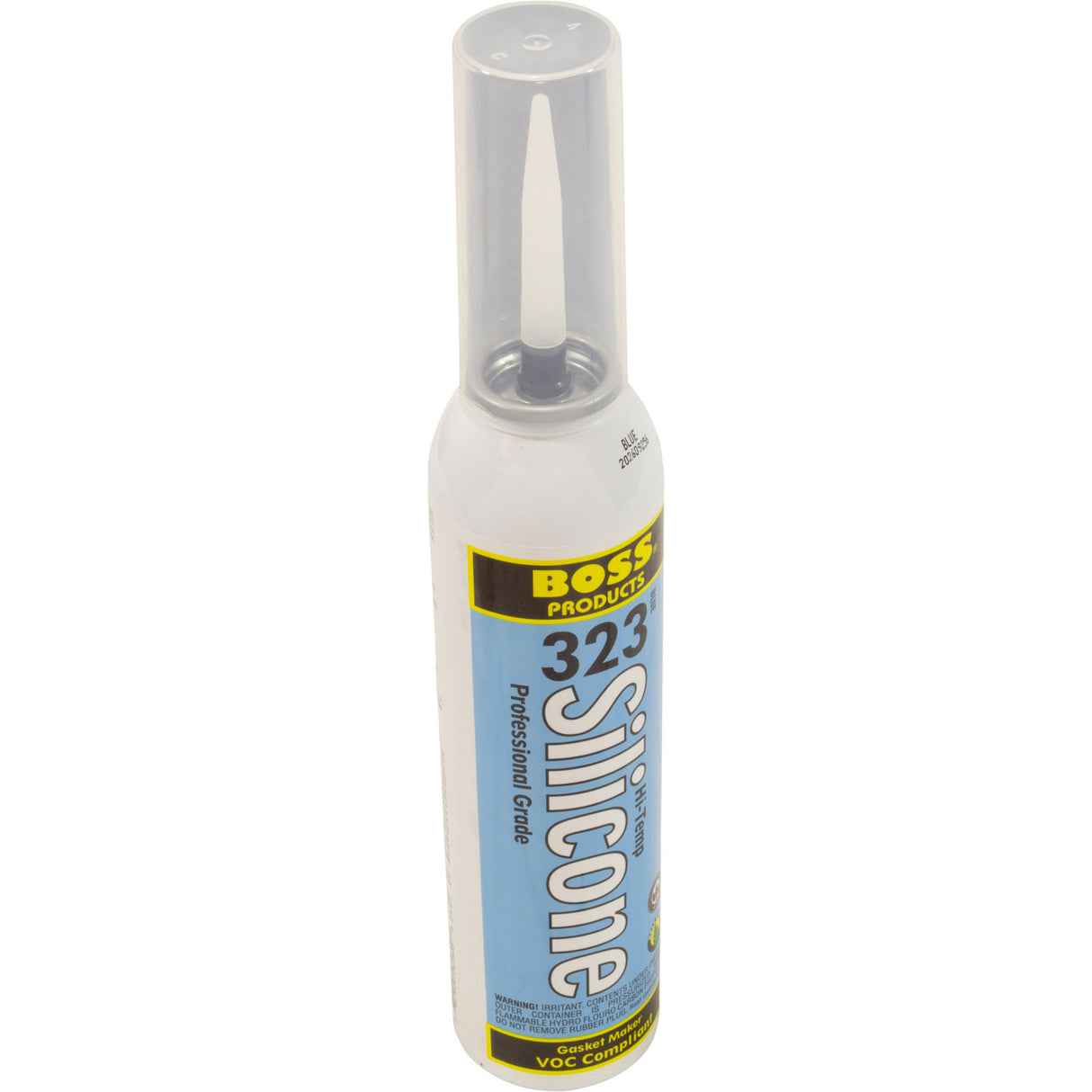 Silicone, Boss Hi-temp Gasket maker, 8oz, Can, Blue : 01304BL01