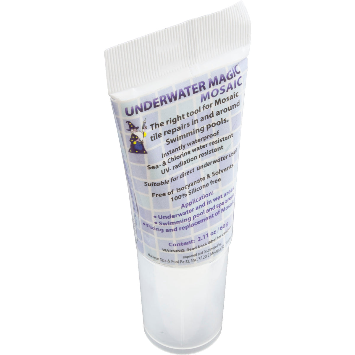 Sealant, Underwater Magic Mosaic, Single, 2.1 oz Tube, White : MOSAIC-60-EA