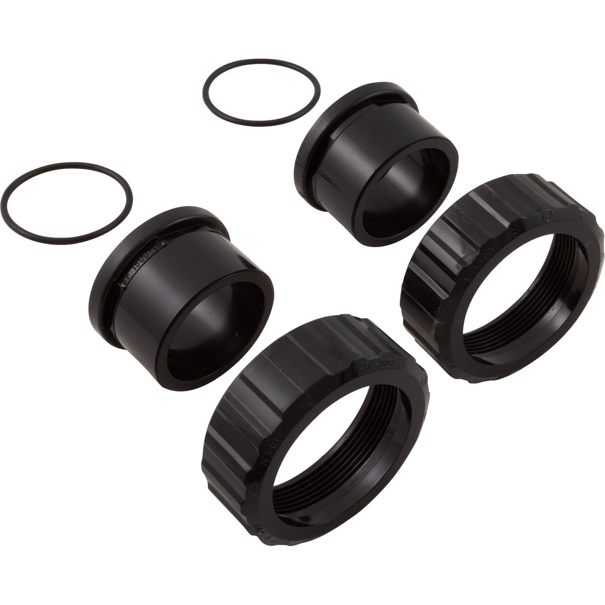 Union, 1-1/2" Slip x 2" Spigot, Flush, Quantity 2 : SP1500UNPAK2C