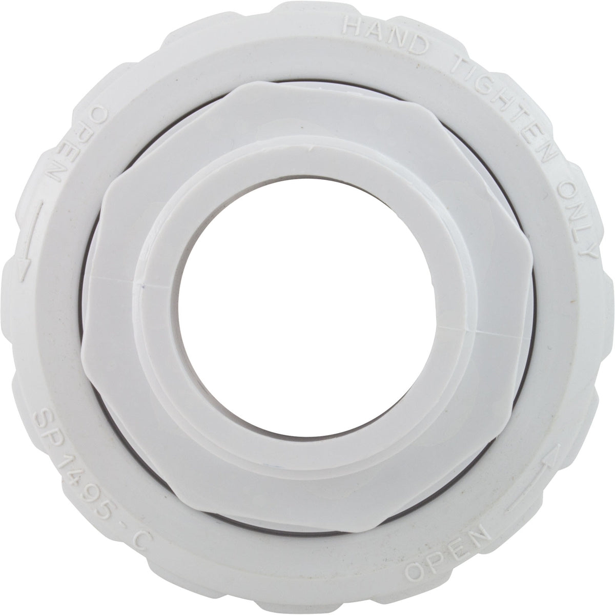 Union, Hayward, 1-1/2" Male Pipe Thread x 1-1/2" Slip, Flush : SP14953S
