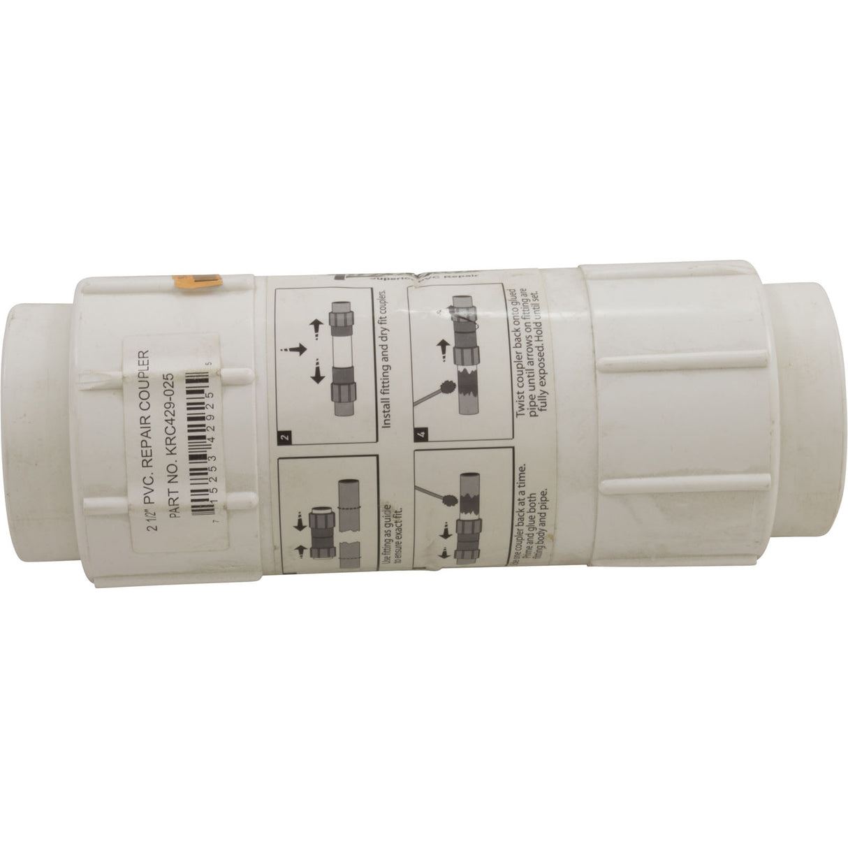 KwikRepair Coupling, Lass Ent, 2-1/2", Generic : KRC-2.5