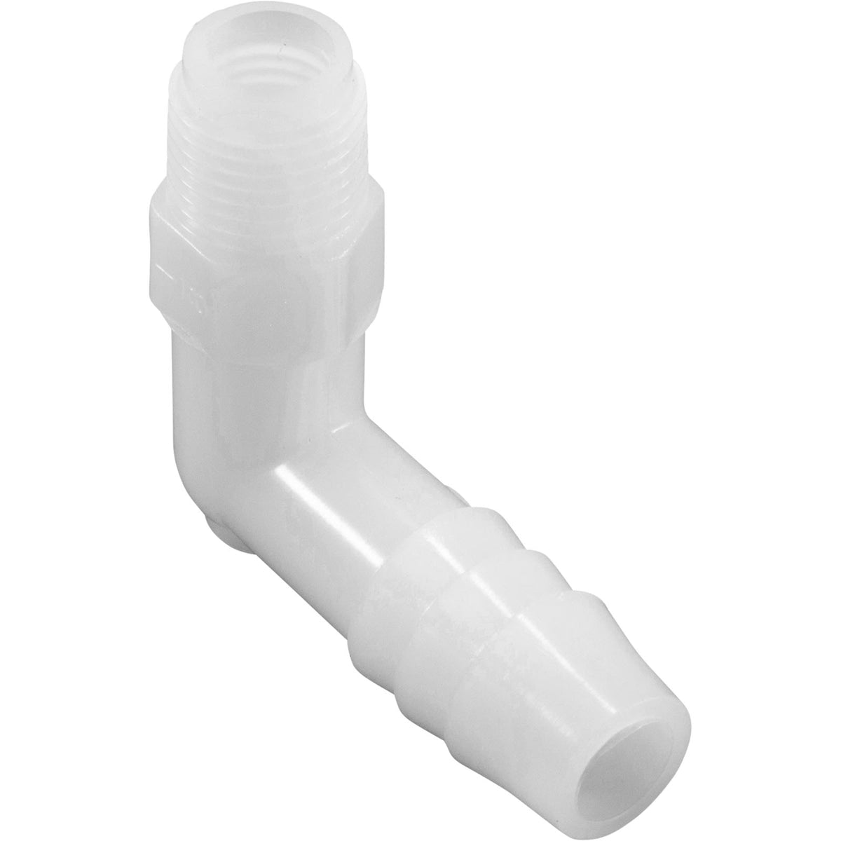Barb Adapter, 3/8"b x 1/8"mpt, 90 Degree, Nylon : 63197 - US Plastics - 63197 - PartsForSpas.com
