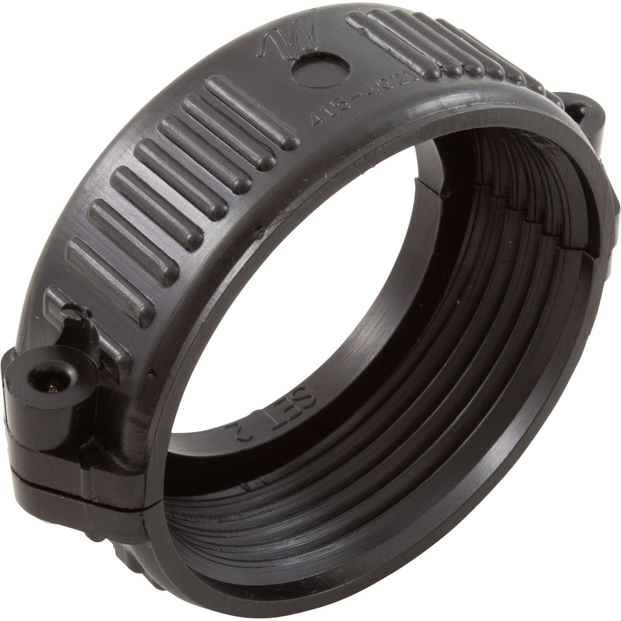 Split Nut, Waterway, 1-1/2", with screws : 400-5491 - Waterway Plastics - 806105081896 - PartsForSpas.com