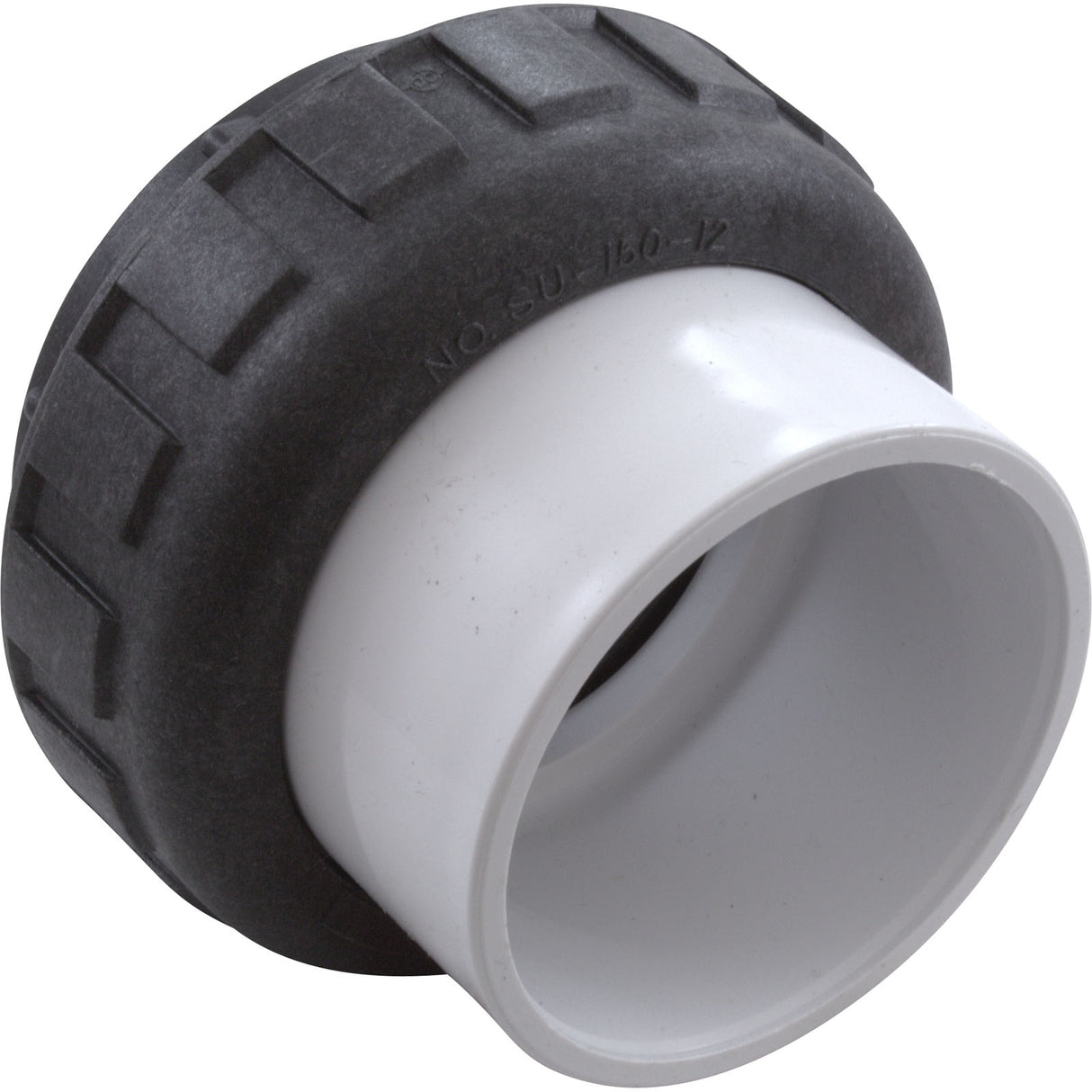 Adpt Union, Praher, Ser 906, 1-1/2"mpt short x 2"s, w/O-Ring : 216-906 - Praher - 88553100027 - PartsForSpas.com