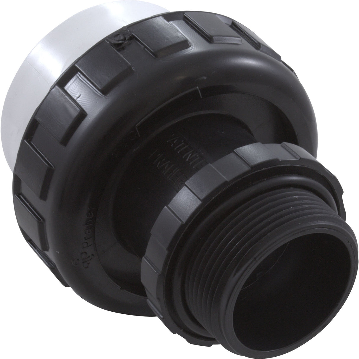 Adpt Union, Praher, Series 906, 1-1/2"mpt long x 2"s, w/O-Ring : 215-906 - Praher - 88553100026 - PartsForSpas.com