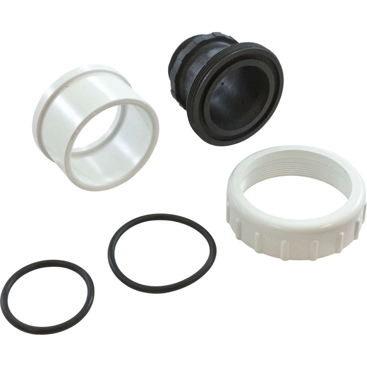 Adapter Union, Praher, Ser 906, 2"mpt x 2-1/2"s, Long, w/ O-Ring : 225-9061 - Praher - 88553100030 - PartsForSpas.com