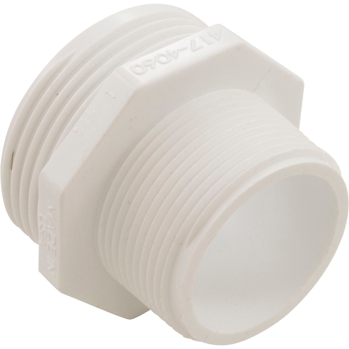 Tailpiece, 1-1/2" Buttress Thread x 1-1/2" Male Pipe Thread : 417-4060 - Waterway Plastics - 806105085368 - PartsForSpas.com