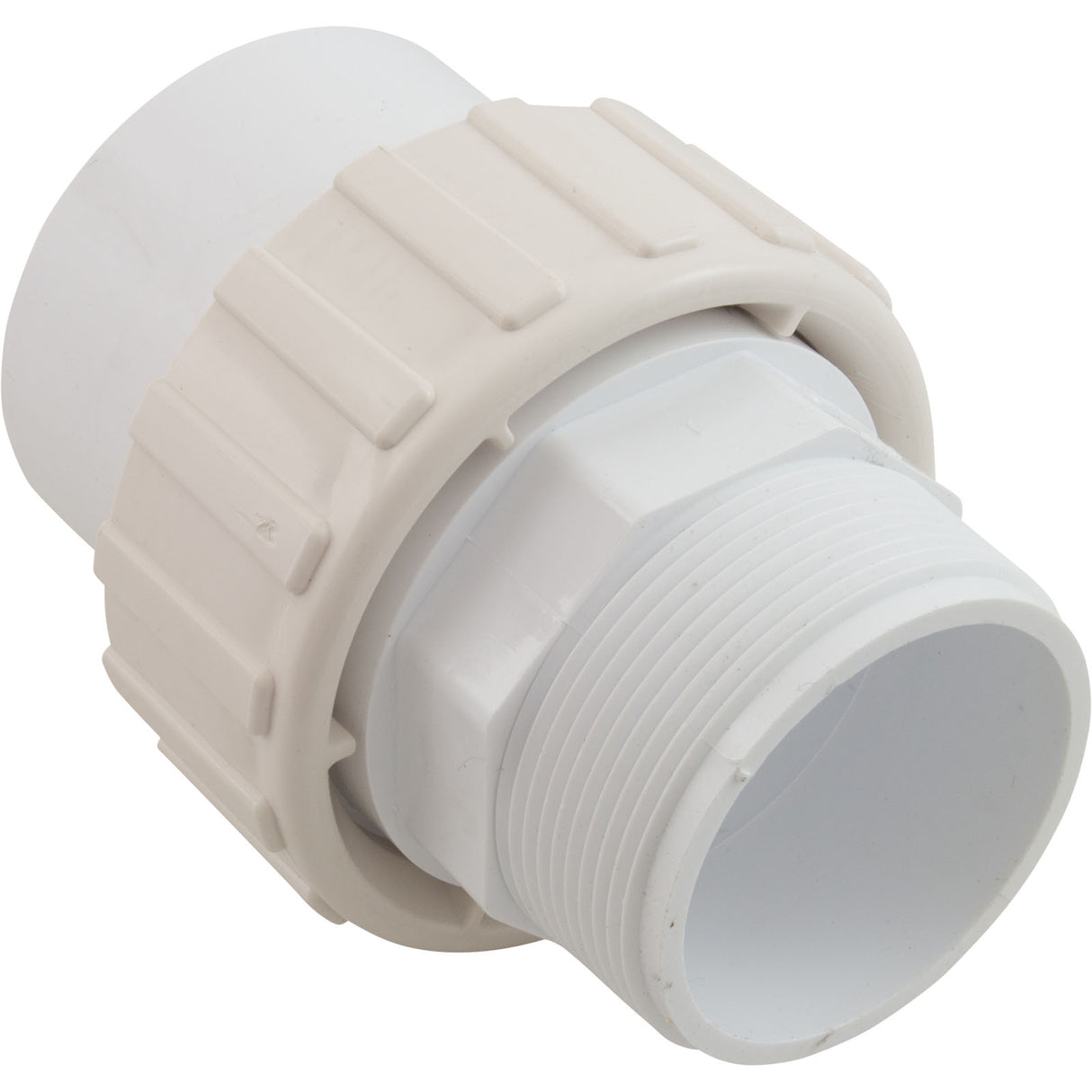 Union, Waterway, 2" Male Pipe Thread x 2" Slip : 400-5080 - Waterway Plastics - 806105081803 - PartsForSpas.com
