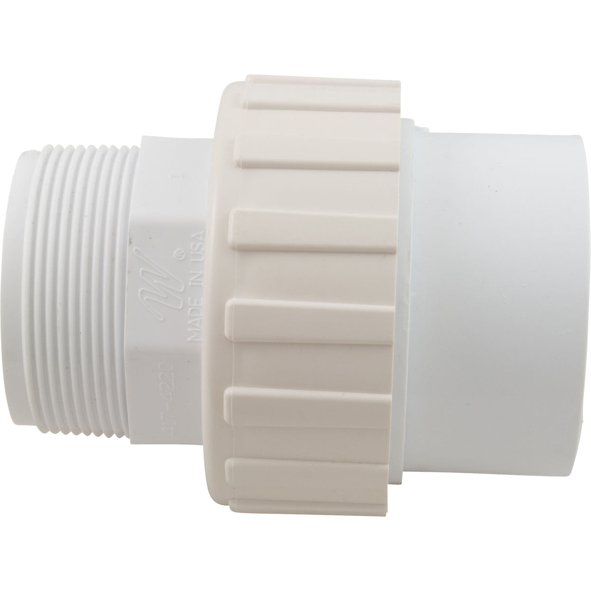 Union, Waterway, 2" Male Pipe Thread x 2" Slip : 400-5080 - Waterway Plastics - 806105081803 - PartsForSpas.com