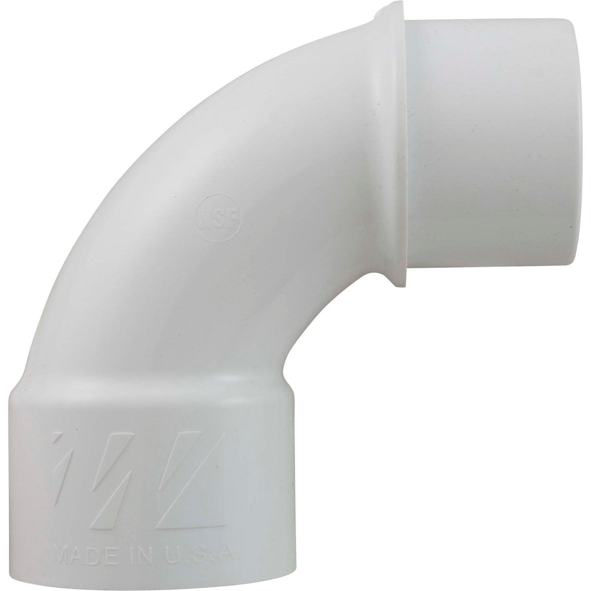 90 Elbow, Sweep, Waterway, 1-1/2" Slip x 1-1/2" Spigot : 411-9100