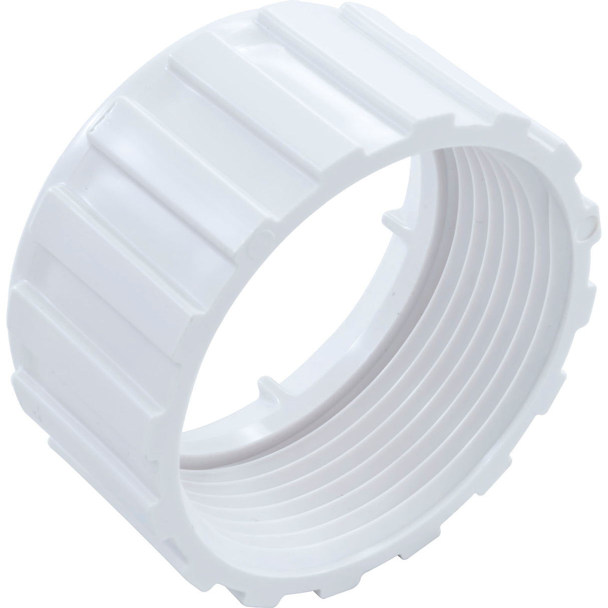 Union Nut, Waterway, 1-1/2", White : 415-4000 - Waterway Plastics - 806105084781 - PartsForSpas.com