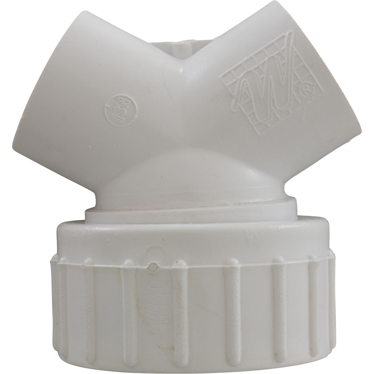 45 Wye, 1-1/2" Male Buttress Thread 1" Slip x Union, Low Pro : 400-3145