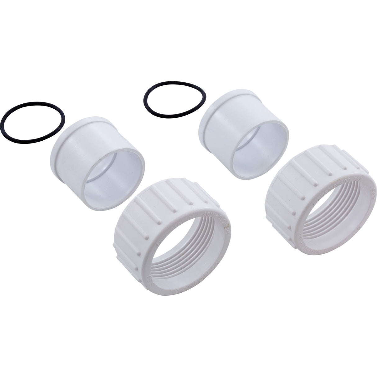 Pump Union, AquaFlo, 1-1/2"fbt x 1-1/2"s, qty 2 : 52271000 - Aquaflo/Gecko - 52271000 - PartsForSpas.com