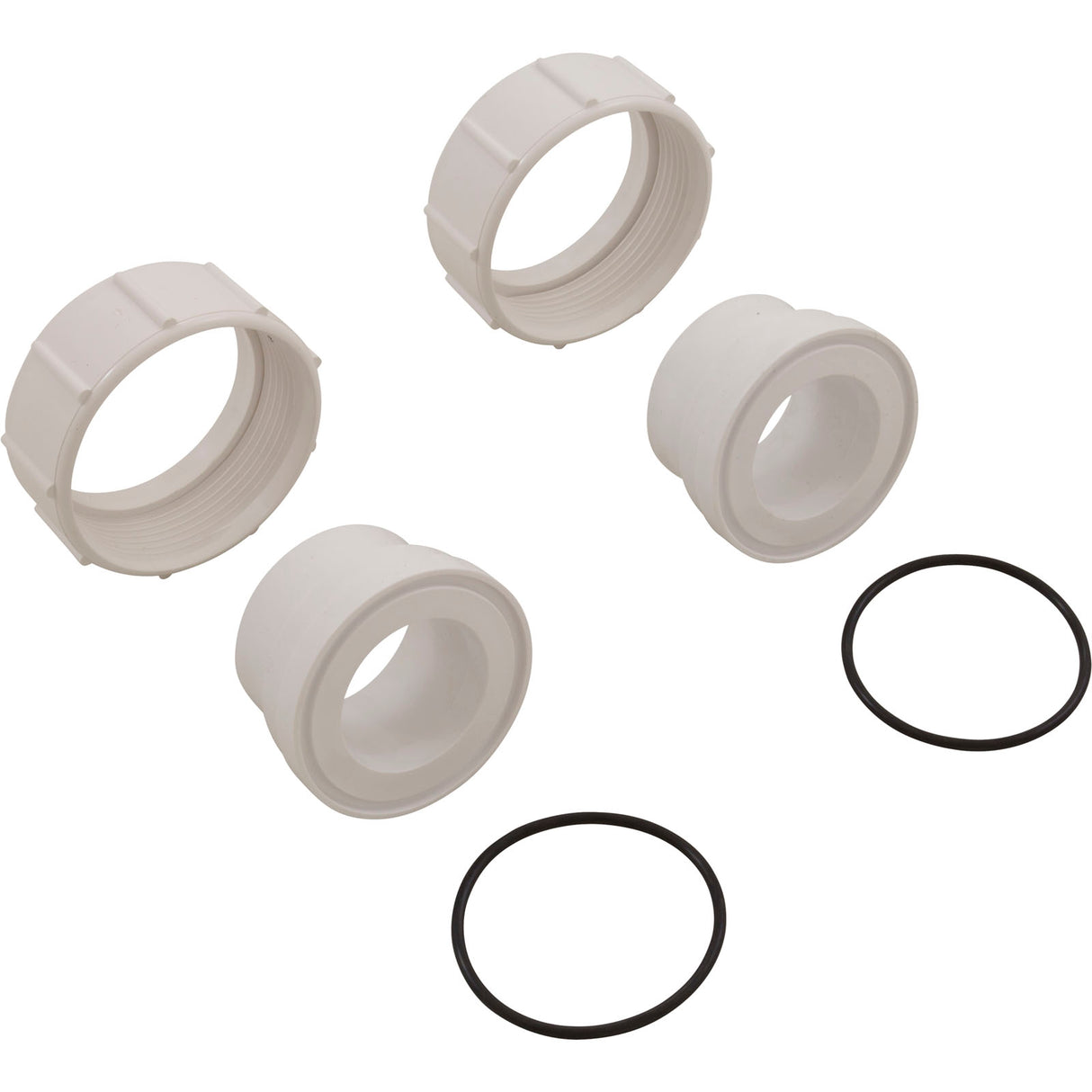 Pump Union, 2" Female Buttress Thread x 1-1/2" Slip, Qty 2 : 52273000 - Aquaflo/Gecko - 52273000 - PartsForSpas.com
