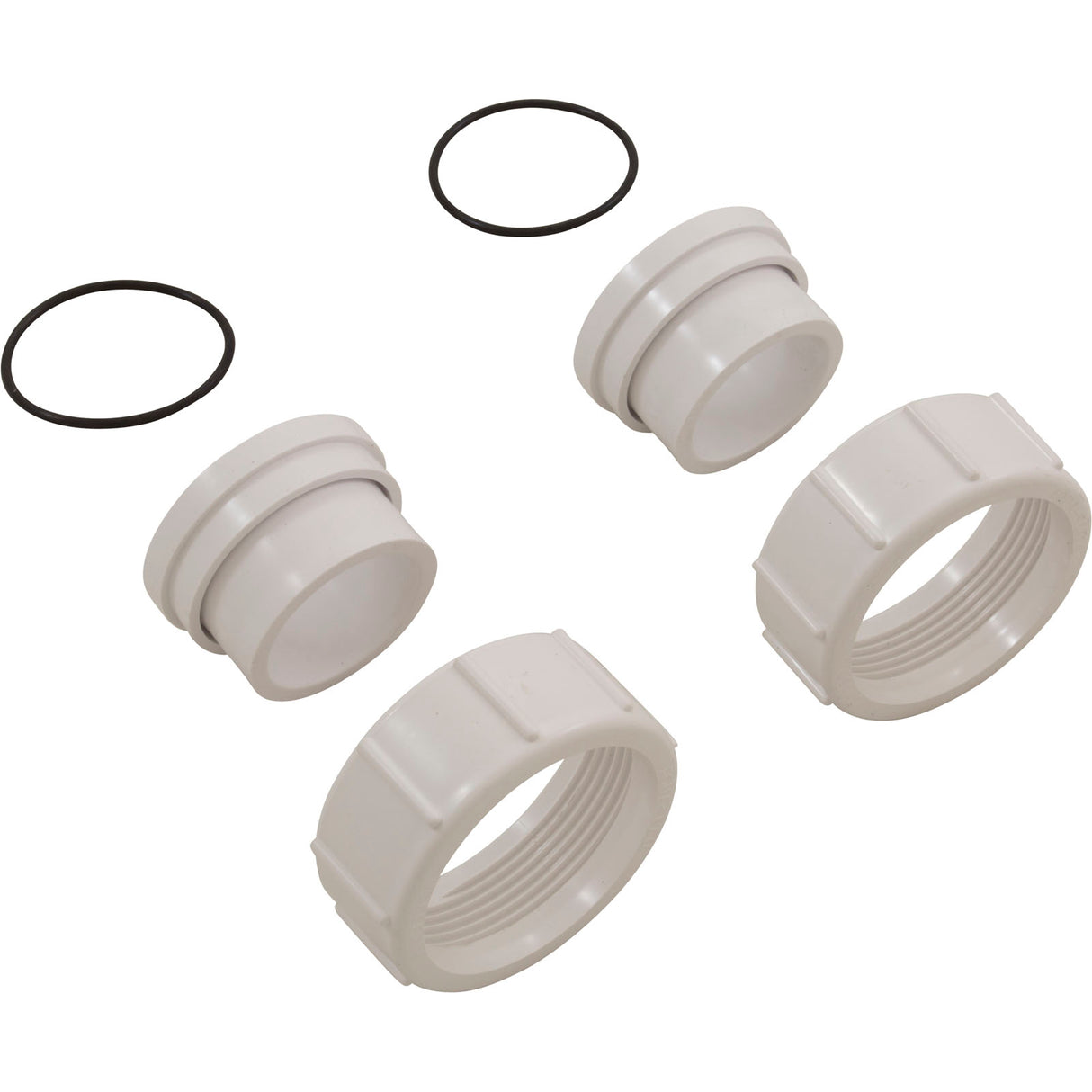Pump Union, 2" Female Buttress Thread x 1-1/2" Slip, Qty 2 : 52273000 - Aquaflo/Gecko - 52273000 - PartsForSpas.com