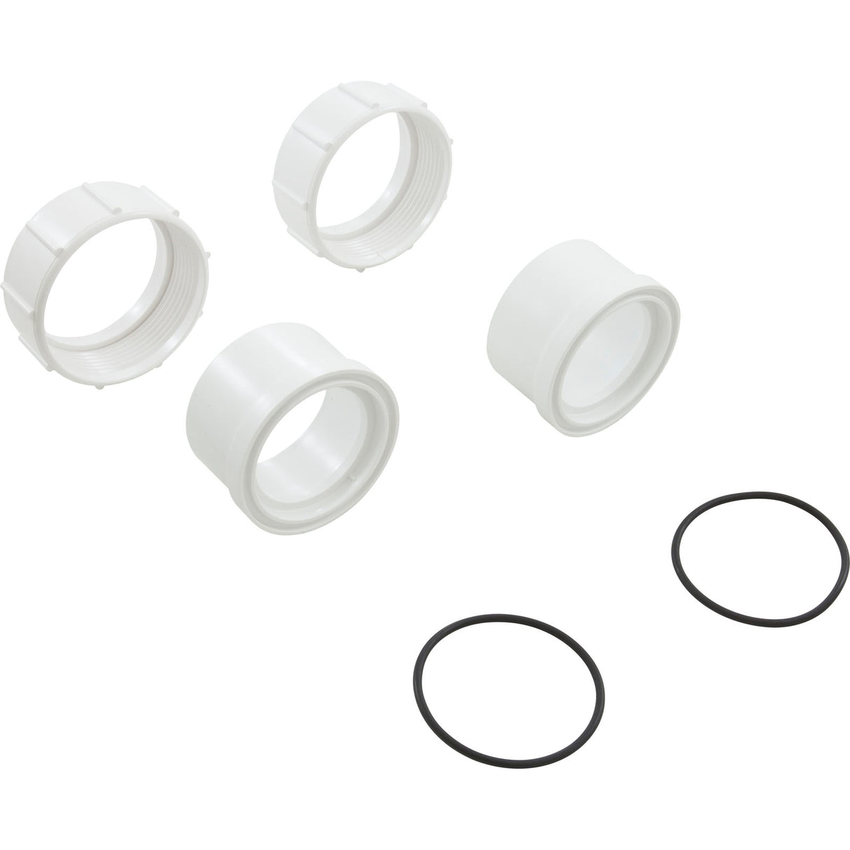 Pump Union, 2"Female Buttress Threadx2" Slip, wht Quantity 2 : 52272000 - Aquaflo/Gecko - 52272000 - PartsForSpas.com
