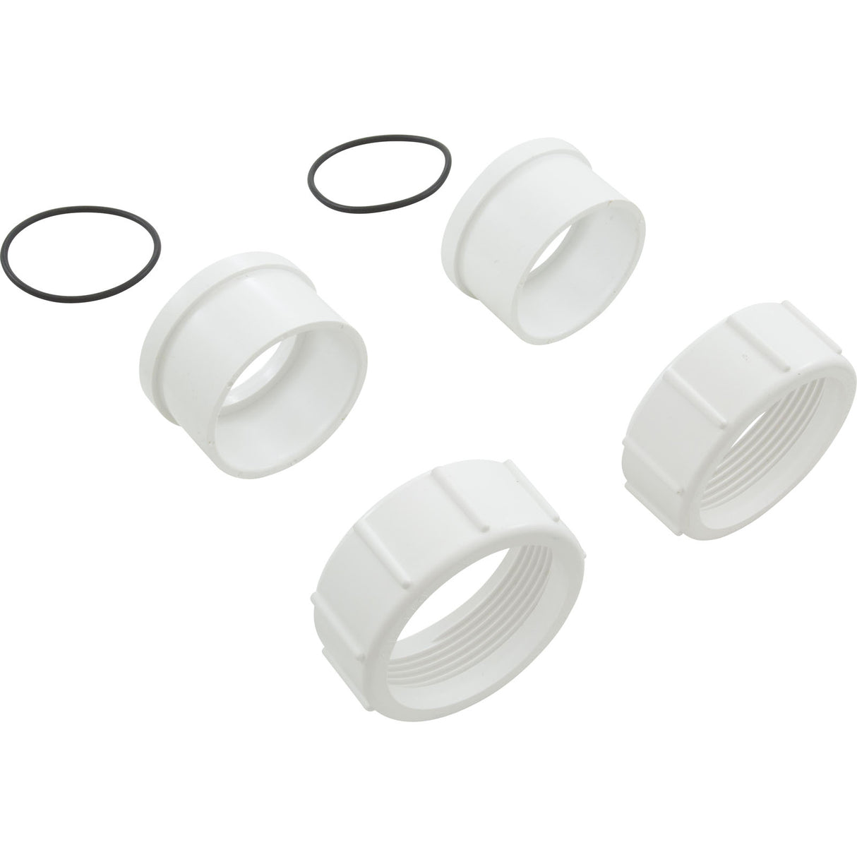 Pump Union, 2"Female Buttress Threadx2" Slip, wht Quantity 2 : 52272000 - Aquaflo/Gecko - 52272000 - PartsForSpas.com
