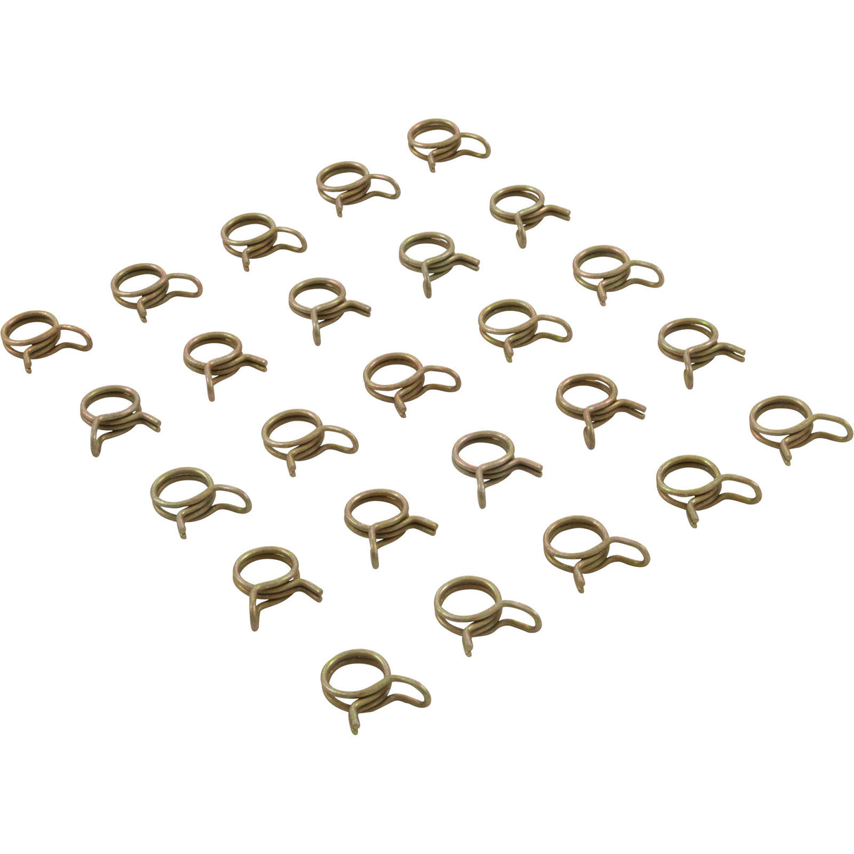 Tubing Clamp, 0.500" Ideal OD, Double Wire, Quantity 25 : DW-8ST-ZD