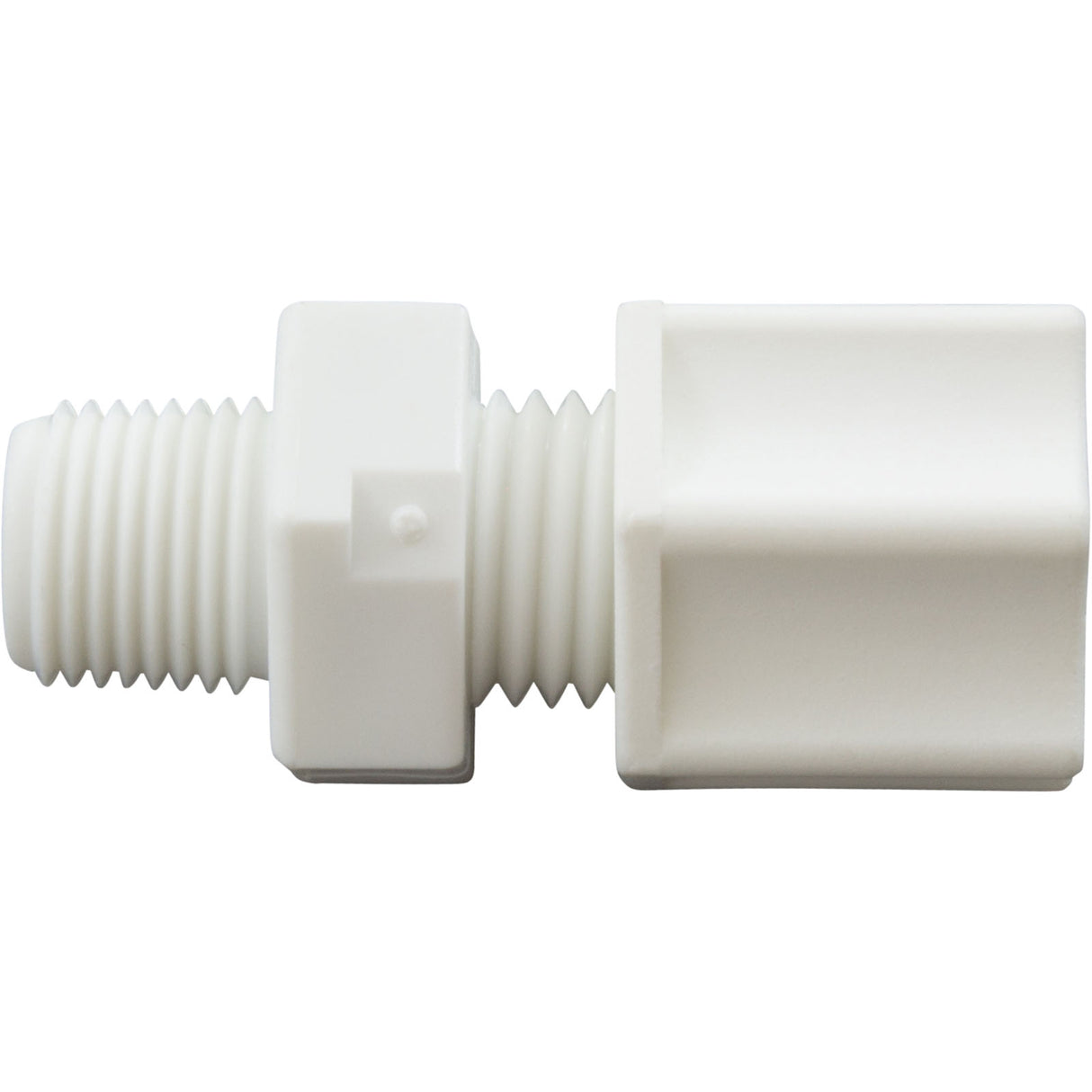 Compression Fitting, Generic, 1/8"mpt x 1/4" Tube, Plastic : - Generic - - PartsForSpas.com