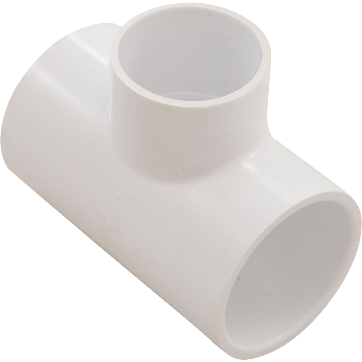 Tee, Reducer, Lasco, 2"s x 2"s x 1-1/2"s, PVC, White : 401-251