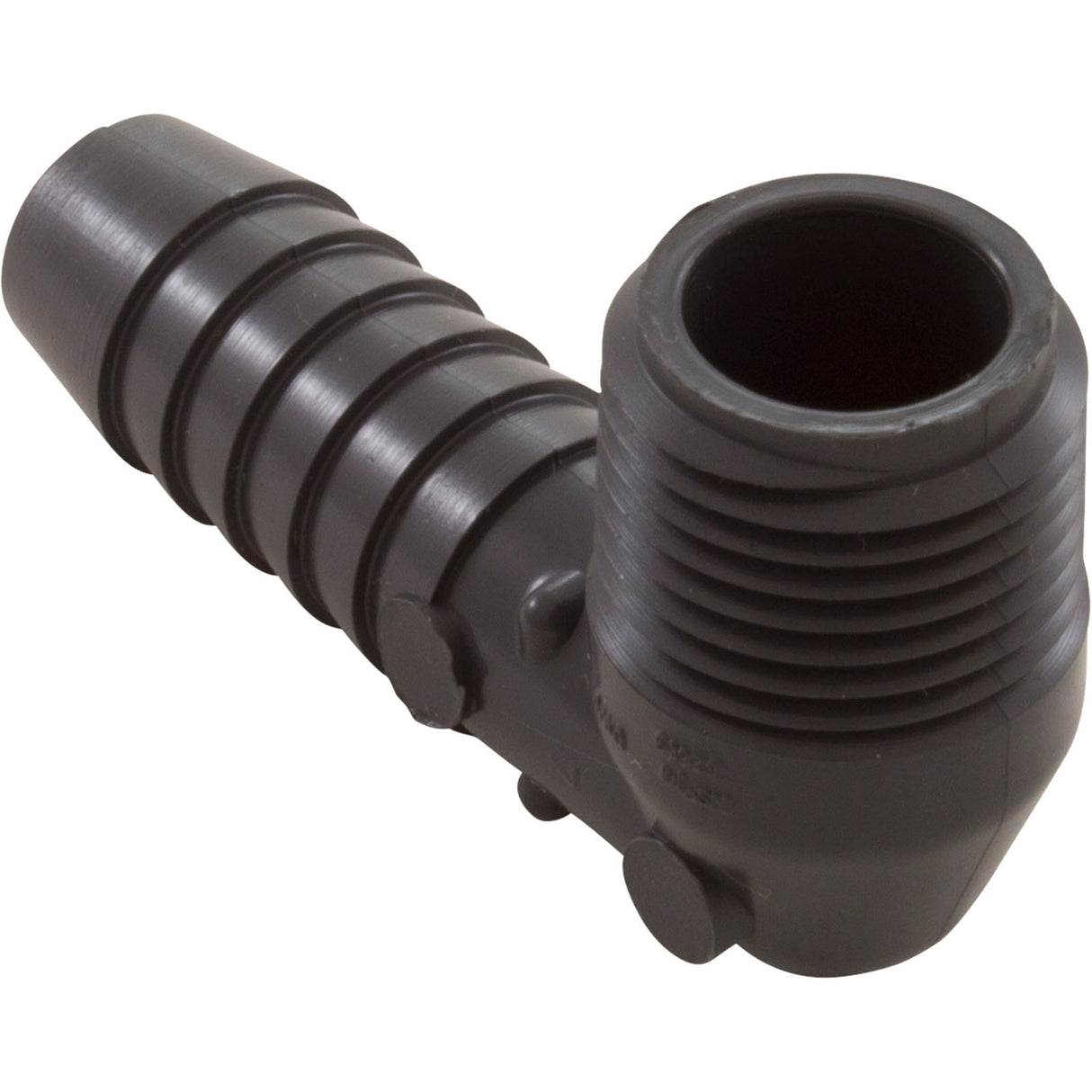 Barb 90 Elbow, Lasco, 1/2"mpt x 1/2"b, PVC : 1413-005 - Lasco - 10025528723276 - PartsForSpas.com