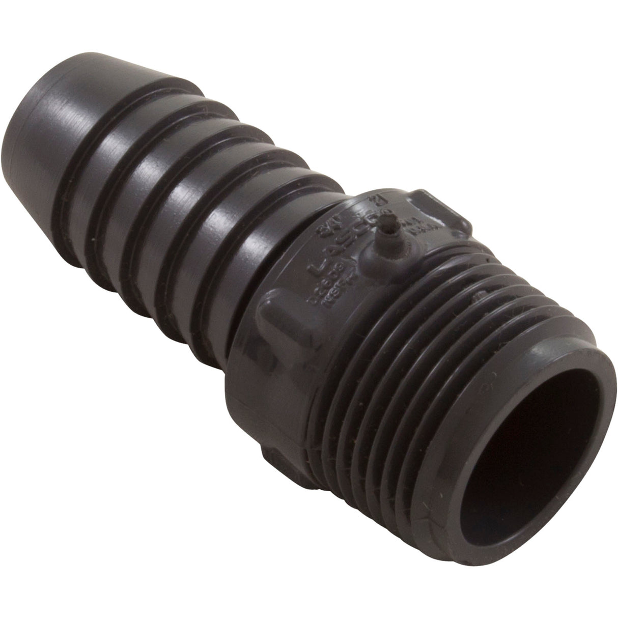 Barb Adapter, Lasco, 3/4"mpt x 3/4"b, Hose : 1436-007 - Lasco - 10025528723481 - PartsForSpas.com