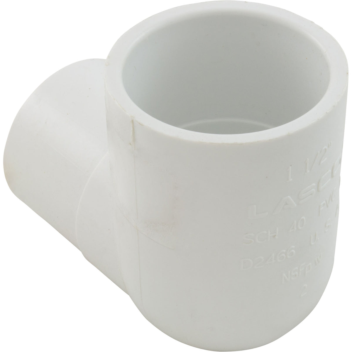 90 Elbow, 1-1/2" Slip x 1-1/2" Spigot : 409-015 - Lasco - 1.00255E+13 - PartsForSpas.com