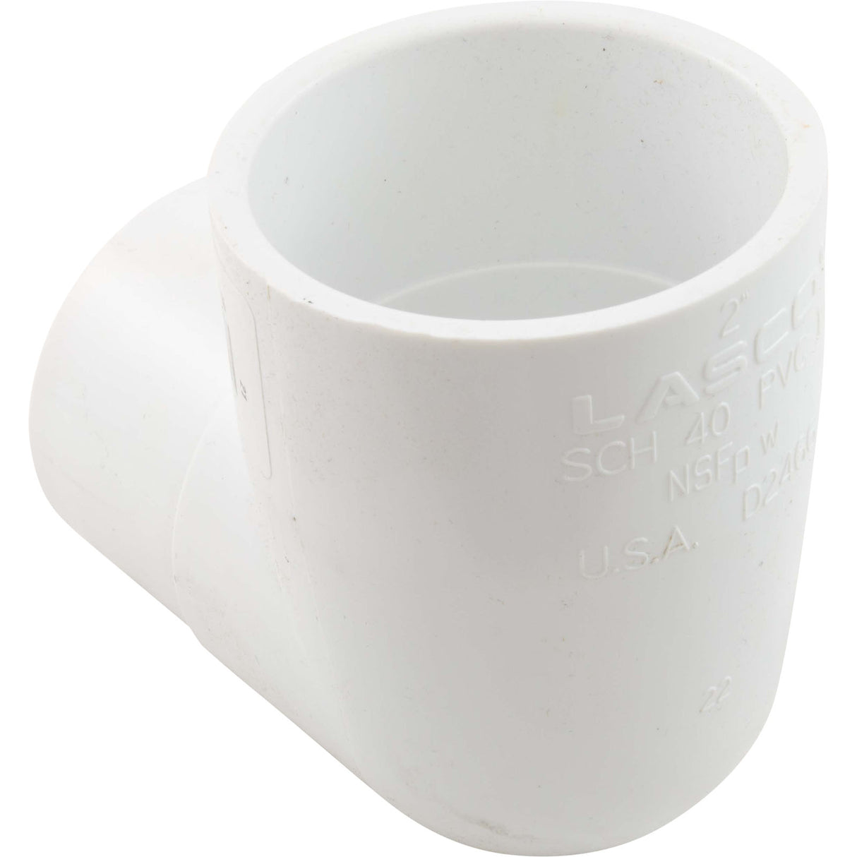 90 Elbow, 2" Slip x 2" Spigot : 409-020 - Lasco - 1.00255E+13 - PartsForSpas.com