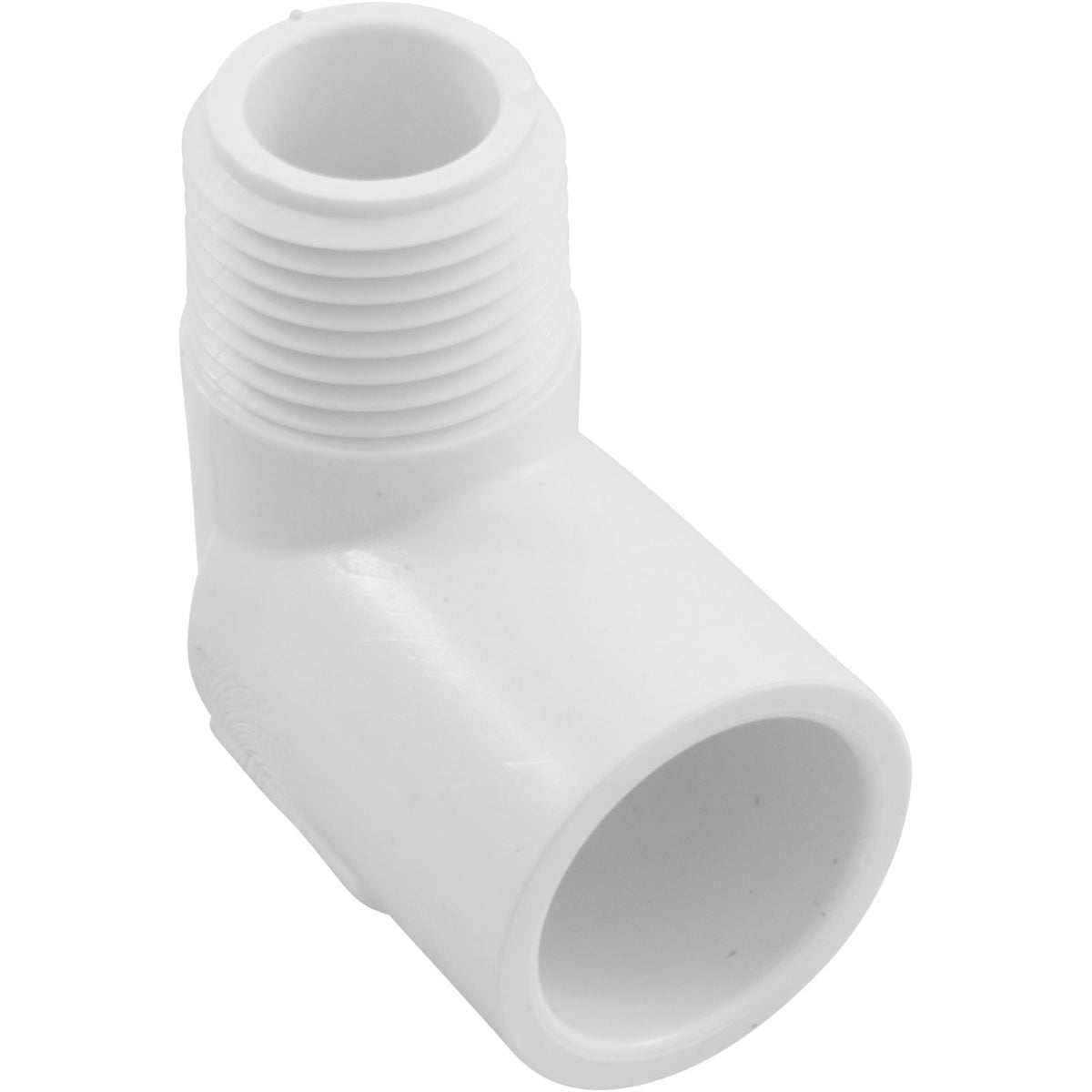 90 Elbow, 1/2" Slip x 1/2" Male Pipe Thread : 410-005 - Lasco - 1.00255E+13 - PartsForSpas.com