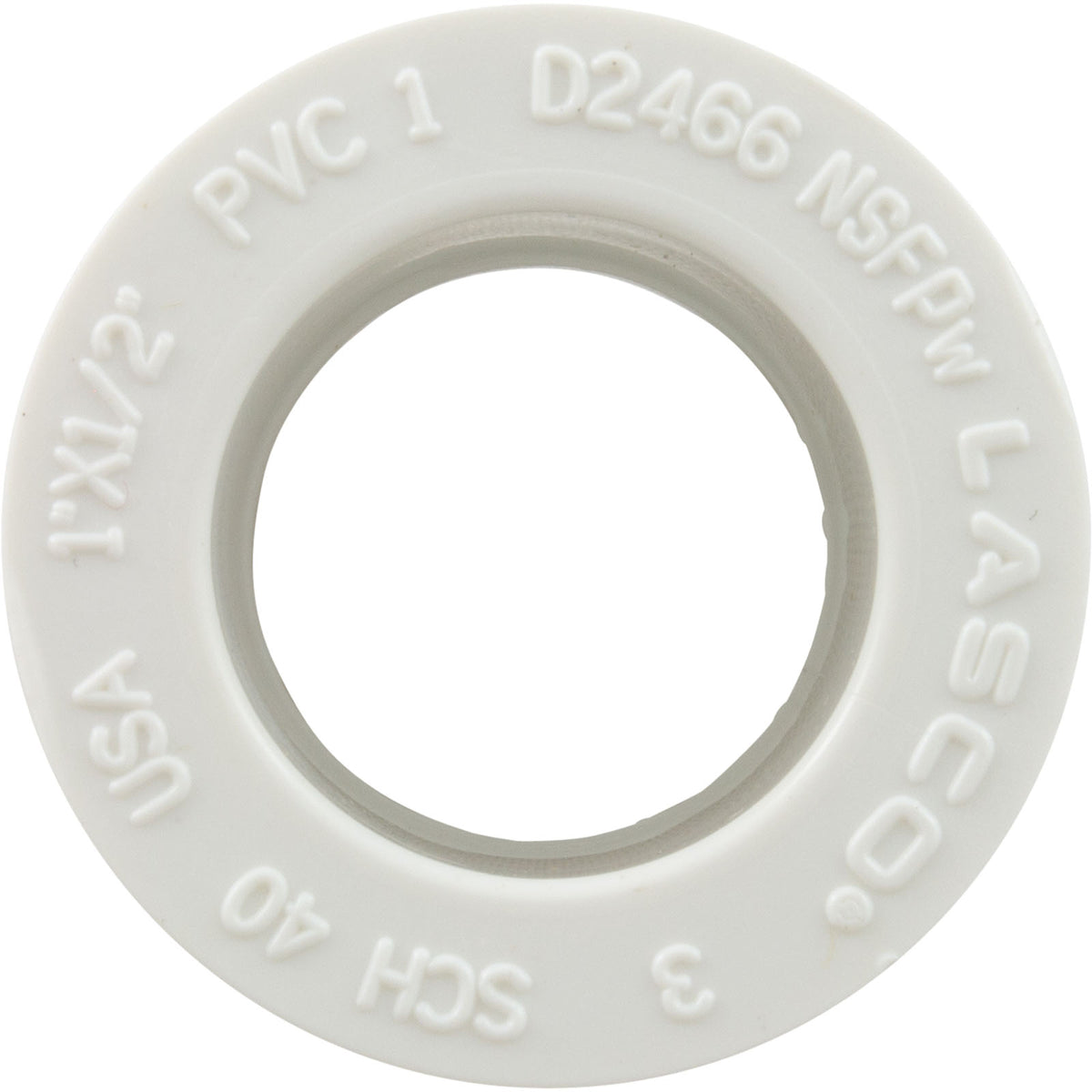 Reducer, 1" Spigot x 1/2" Slip : 437-130 - Lasco - 1.00255E+13 - PartsForSpas.com