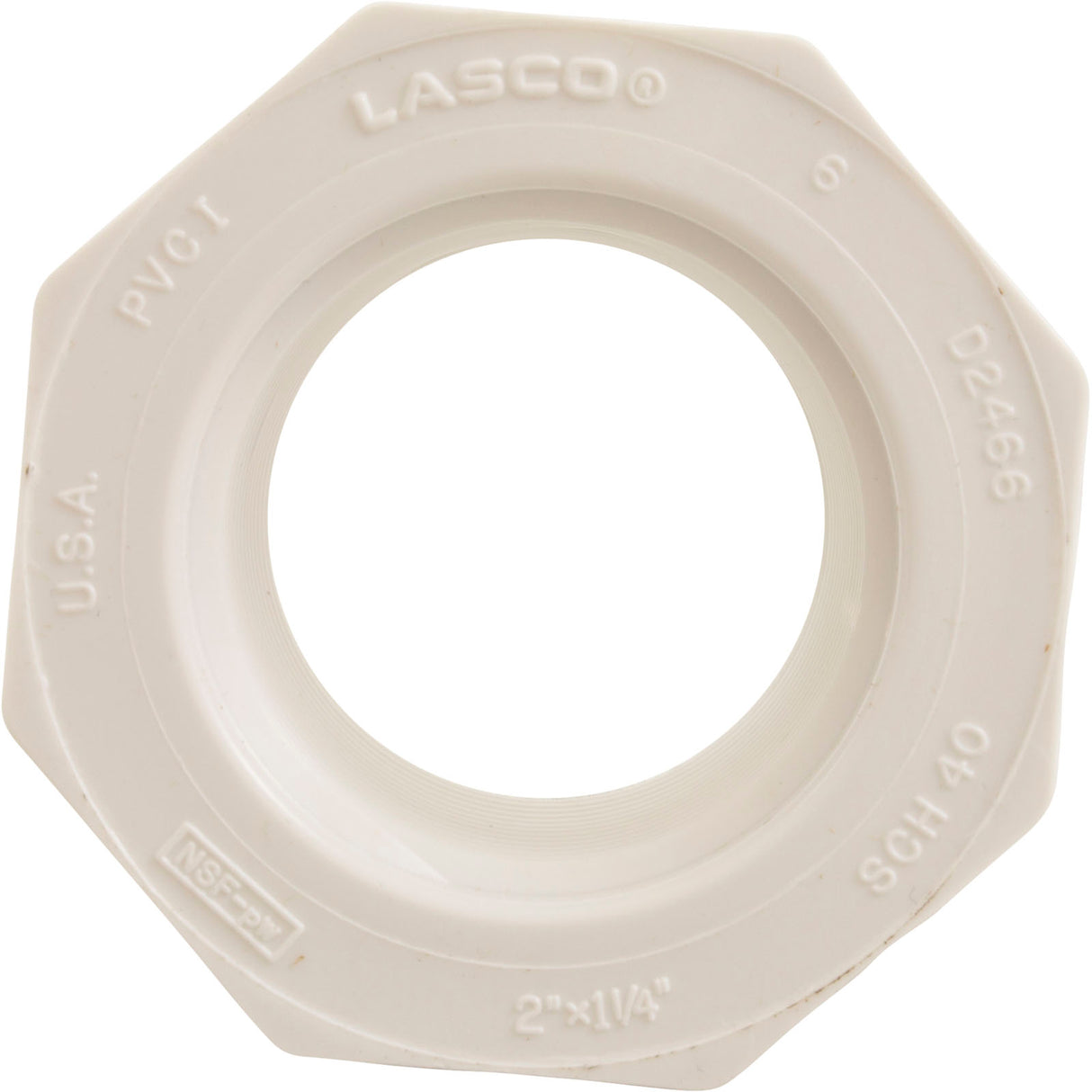 Reducer, 2" Spigot x 1-1/4" Female Pipe Thread : 438-250