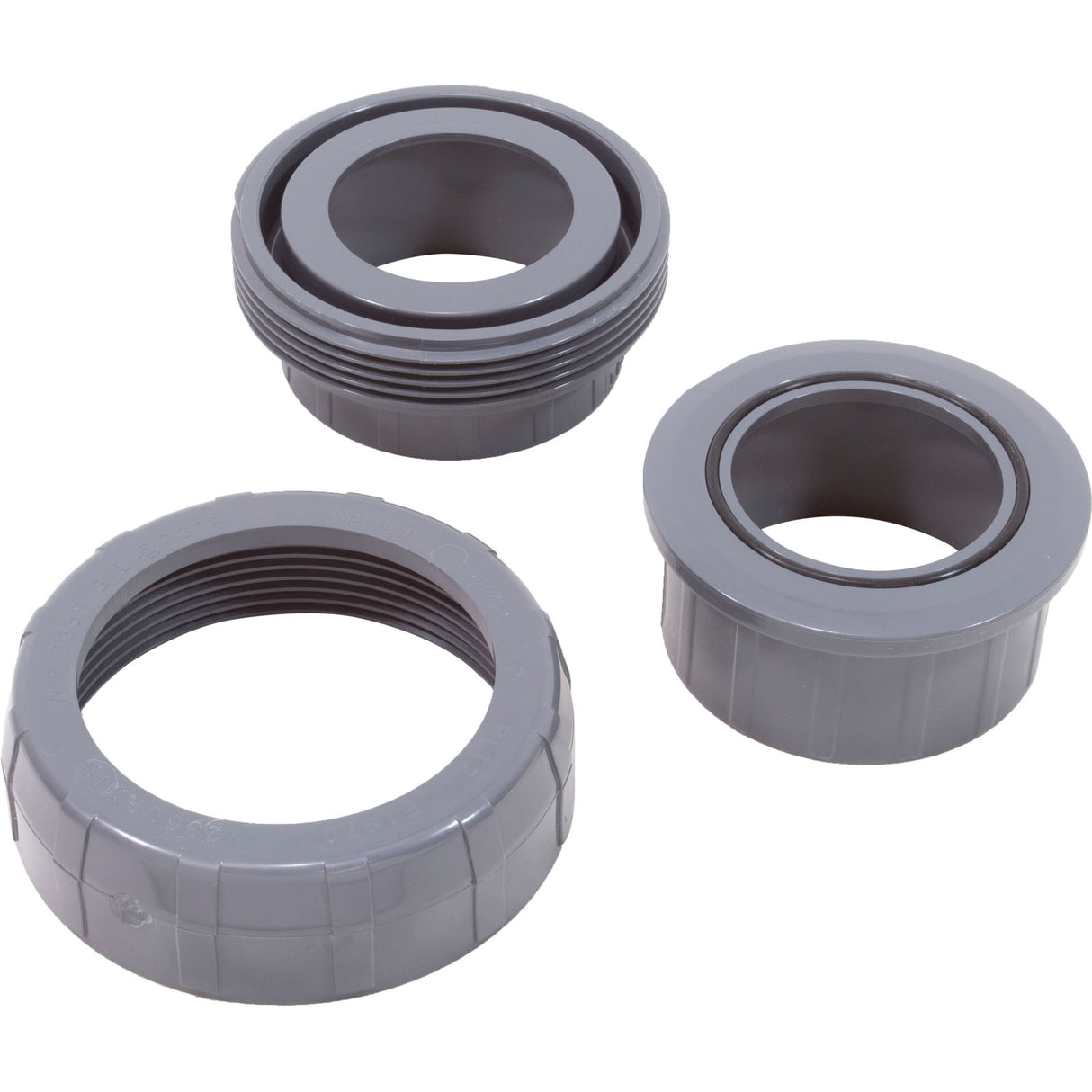 Union, Lasco, 3"s x 3"s, O-Ring Type, SCH80 PVC : 897-030 - Lasco - 10025528722651 - PartsForSpas.com