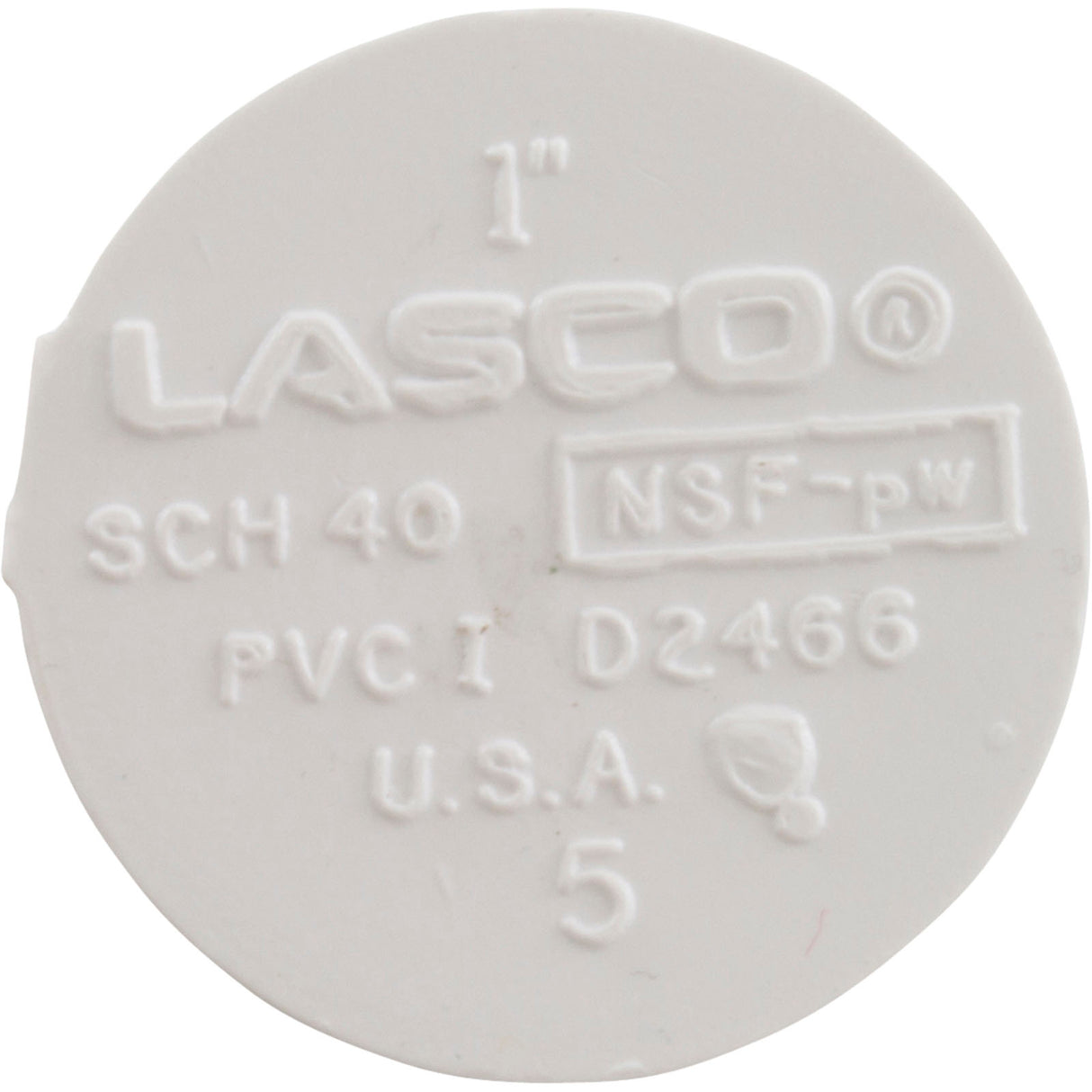 Plug, Lasco, 1" Spigot : 449-010