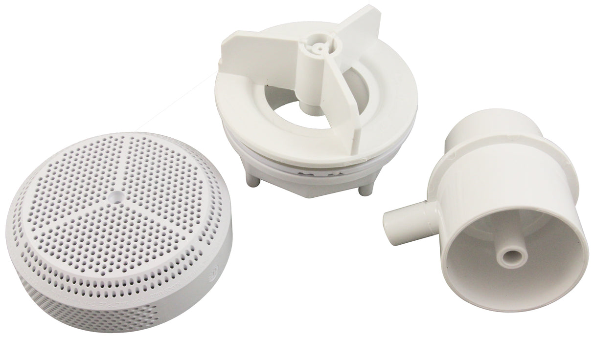 Suction Assy, BWG, 2", 2-7/8"hs, 211 GPM, Wht, VGB : 90145-WH