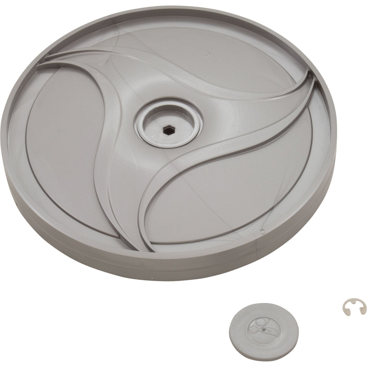 Wheel, Zodiac Polaris TR35P, Single-Sided, Silver : R0615800
