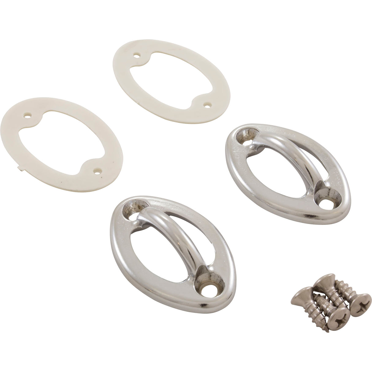 Rope Eye, 2 Pack, Perma Cast, Wall Mount, 3/4", Oval : PI-76 - Perma-Cast LLC - PI-76 - PartsForSpas.com