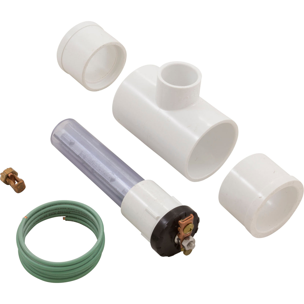 1" OD IN-LINE (CLEAR) ANODE, 1-1/2" & 2" PIPE : TN-IL - Perma-Cast LLC - TN-IL - PartsForSpas.com