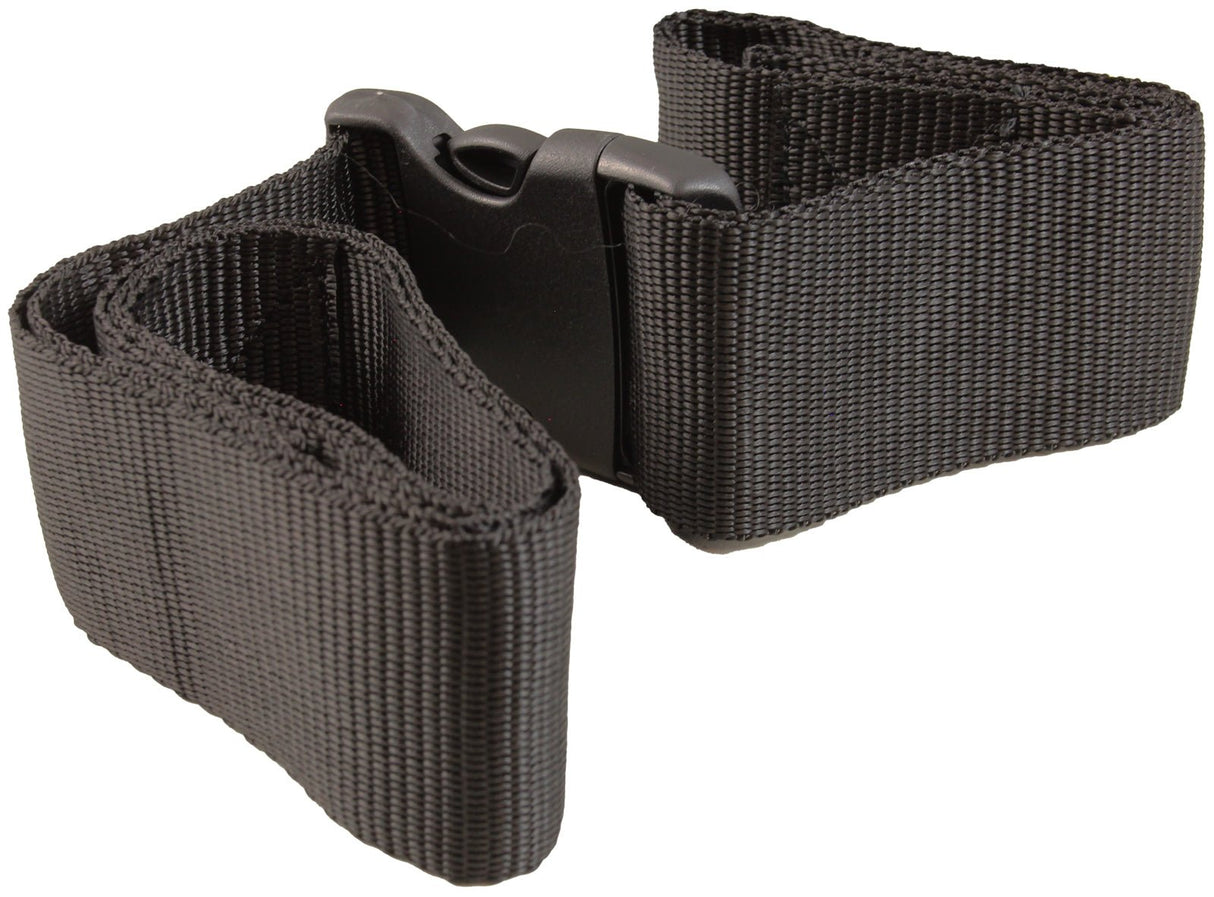 Spineboard Strap, Kemp USA, Two-Piece w/ Buckle, Black : 10-302-BLK - Kemp USA - 819386010646 - PartsForSpas.com